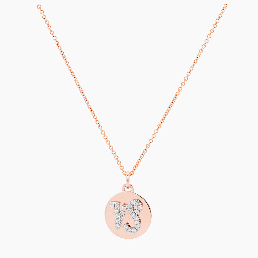 Capricorn Gold and Diamonds Pendant