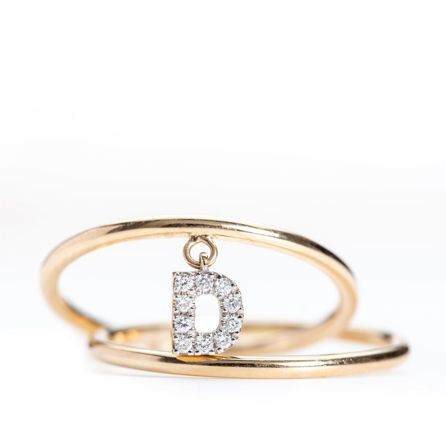 Diamond Initial Intertwined Ring