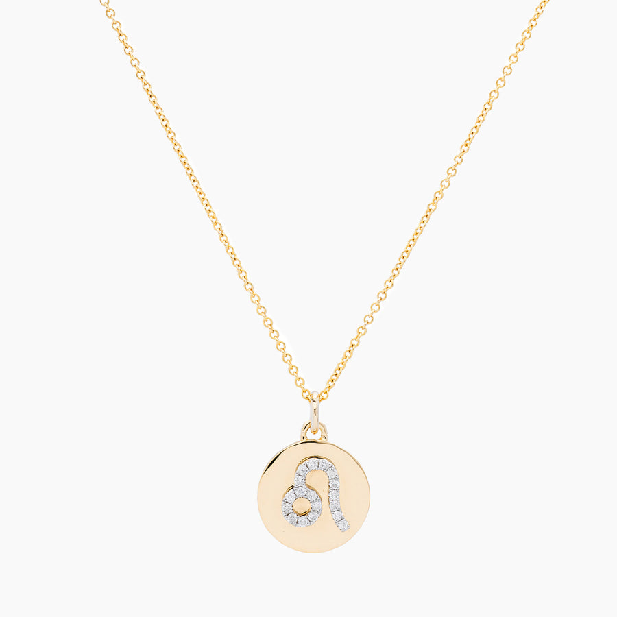 Leo Gold and Diamonds Pendant