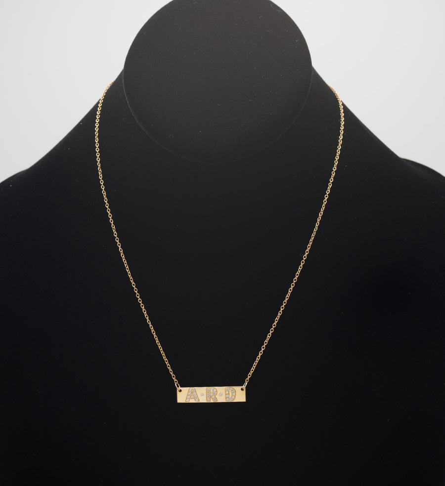 Trio Bar Necklace